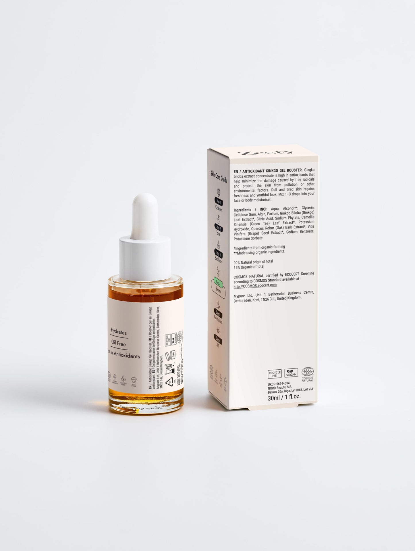 Antioxidant Ginkgo Gel Booster
