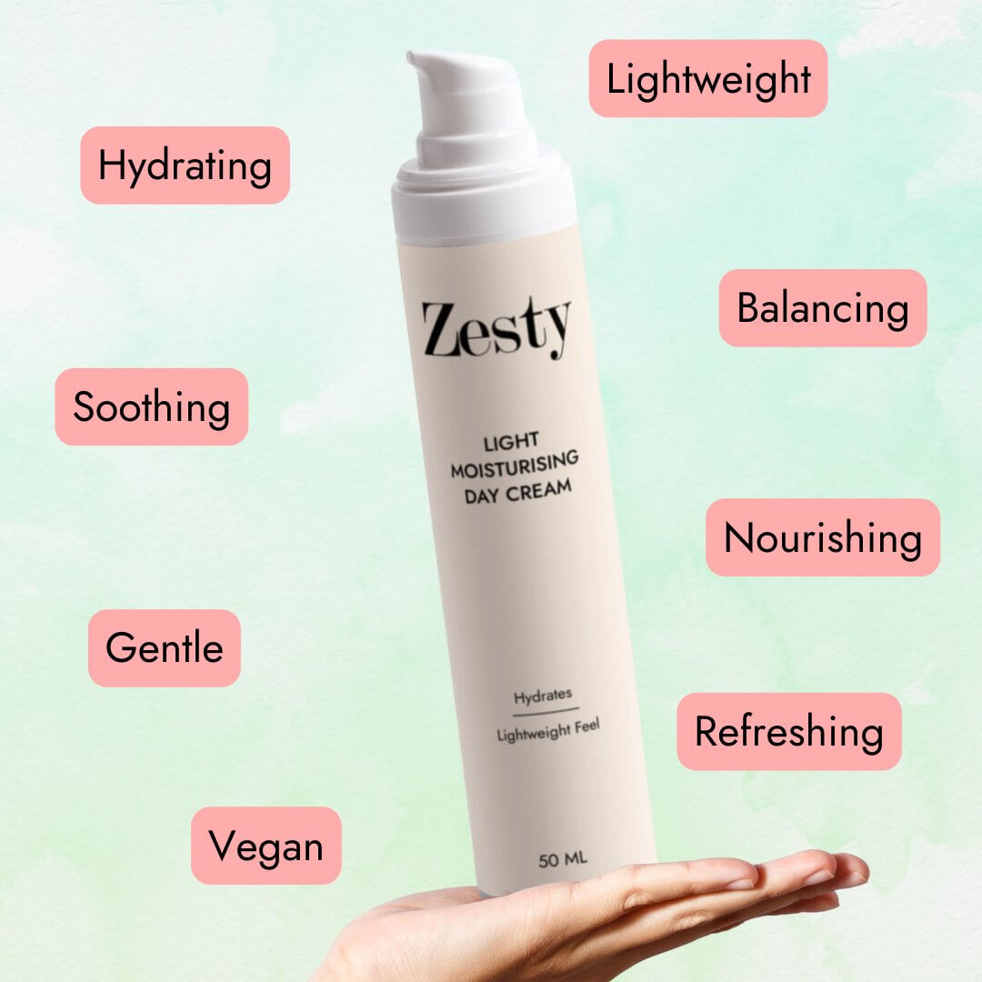 Light Moisturising Day Cream - Zesty Beauty LTD