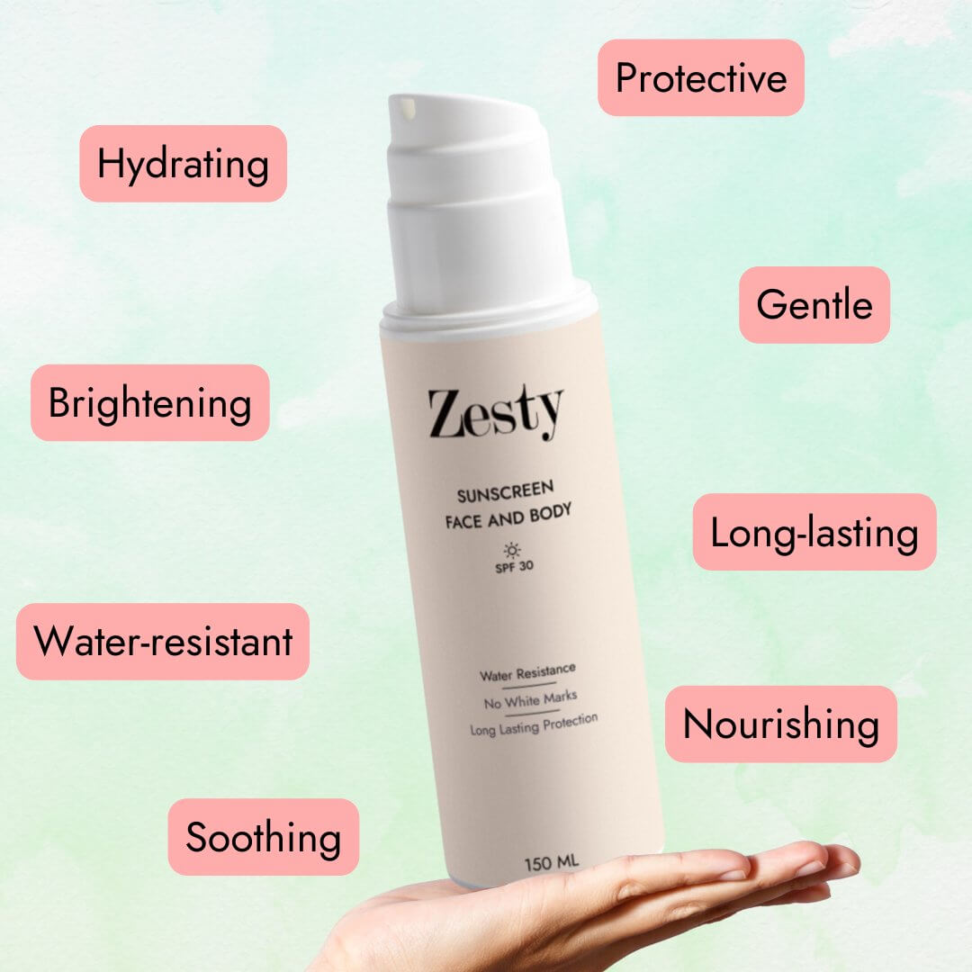 Mineral Sunscreen Face & Body - SPF30 - Zesty Beauty LTD
