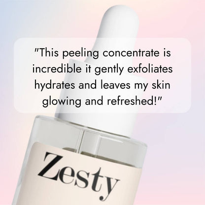 Zesty vegan AHA Peeling Concentrate for gentle exfoliation