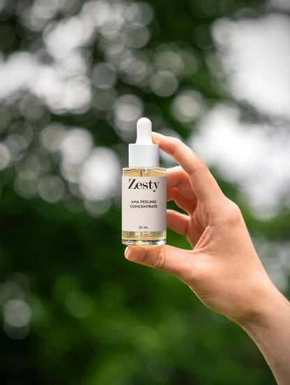 Zesty vegan AHA Peeling Concentrate for gentle exfoliation