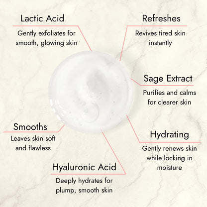 Zesty vegan AHA Peeling Concentrate for gentle exfoliation