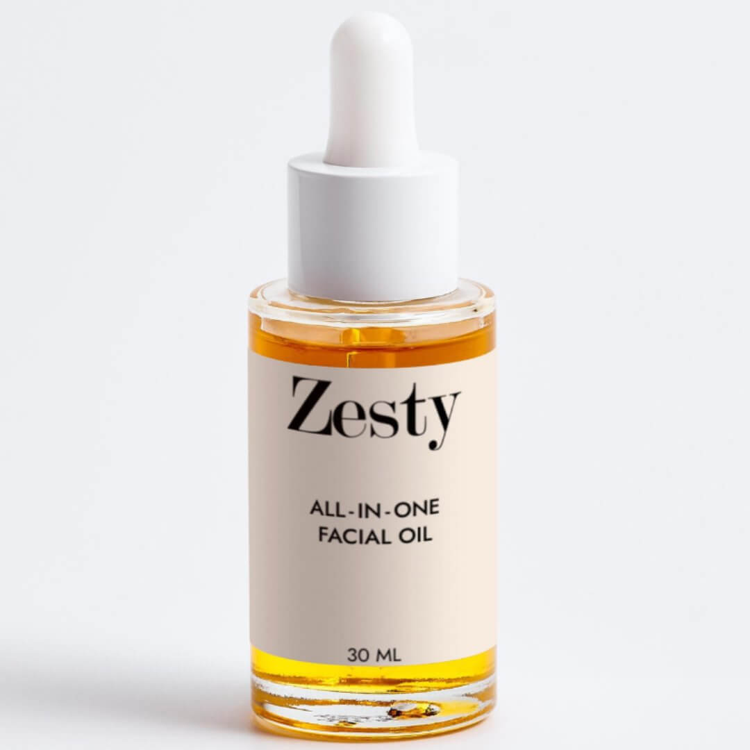 All-In-One Facial Oil - Zesty Beauty LTD - Adds glow - Avocado Oil (Ingredients) - Comforts