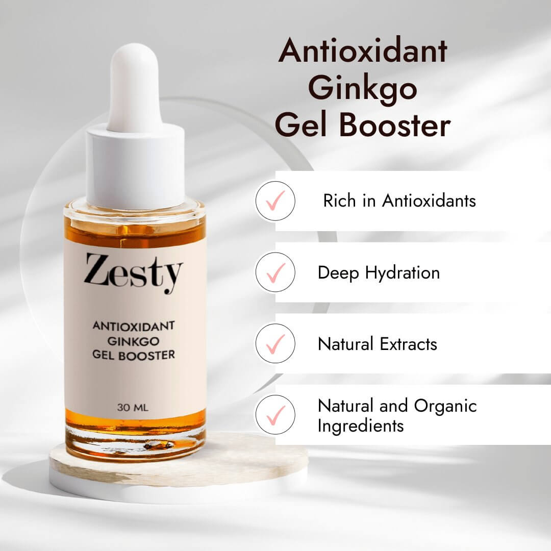 Antioxidant Ginkgo Gel Booster - Zesty Beauty LTD