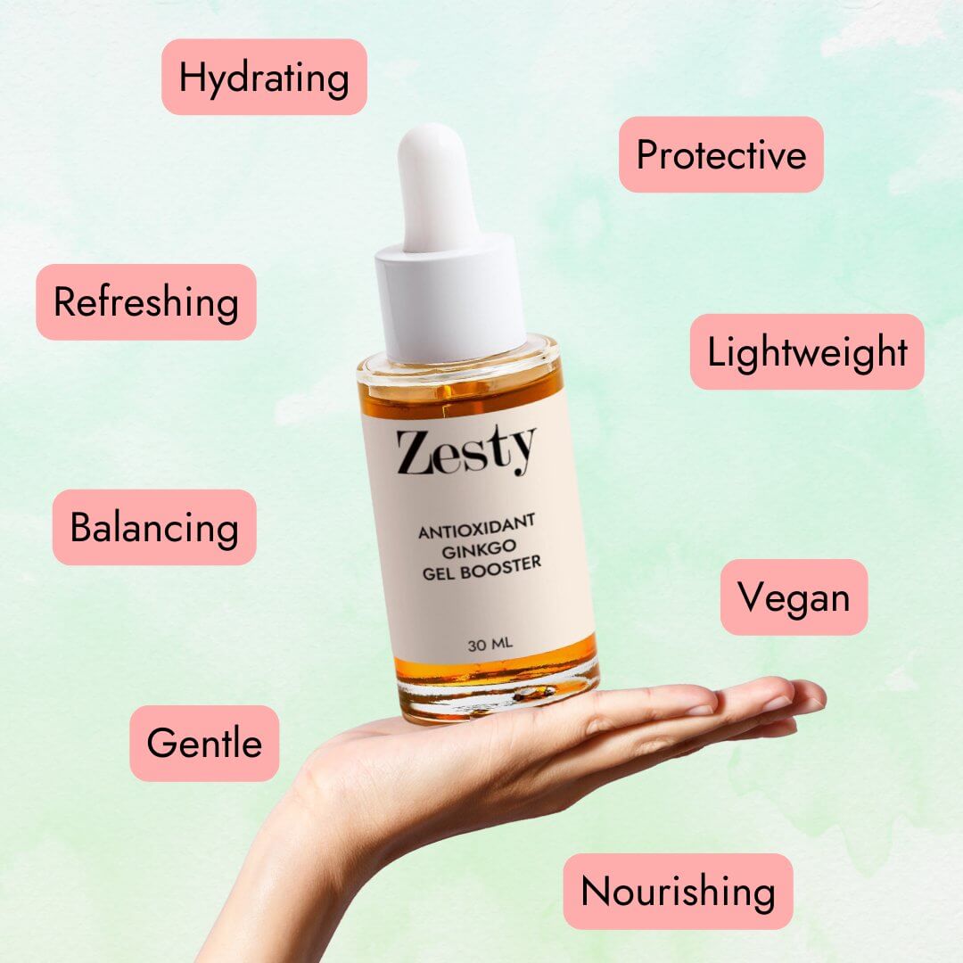 Antioxidant Ginkgo Gel Booster - Zesty Beauty LTD