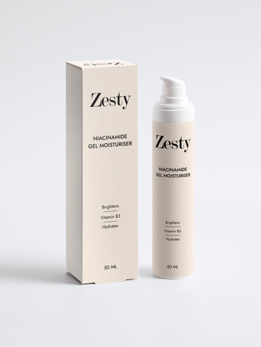 Niacinamide (vitamine B3) Gel Moisturiser - Zesty Beauty LTD