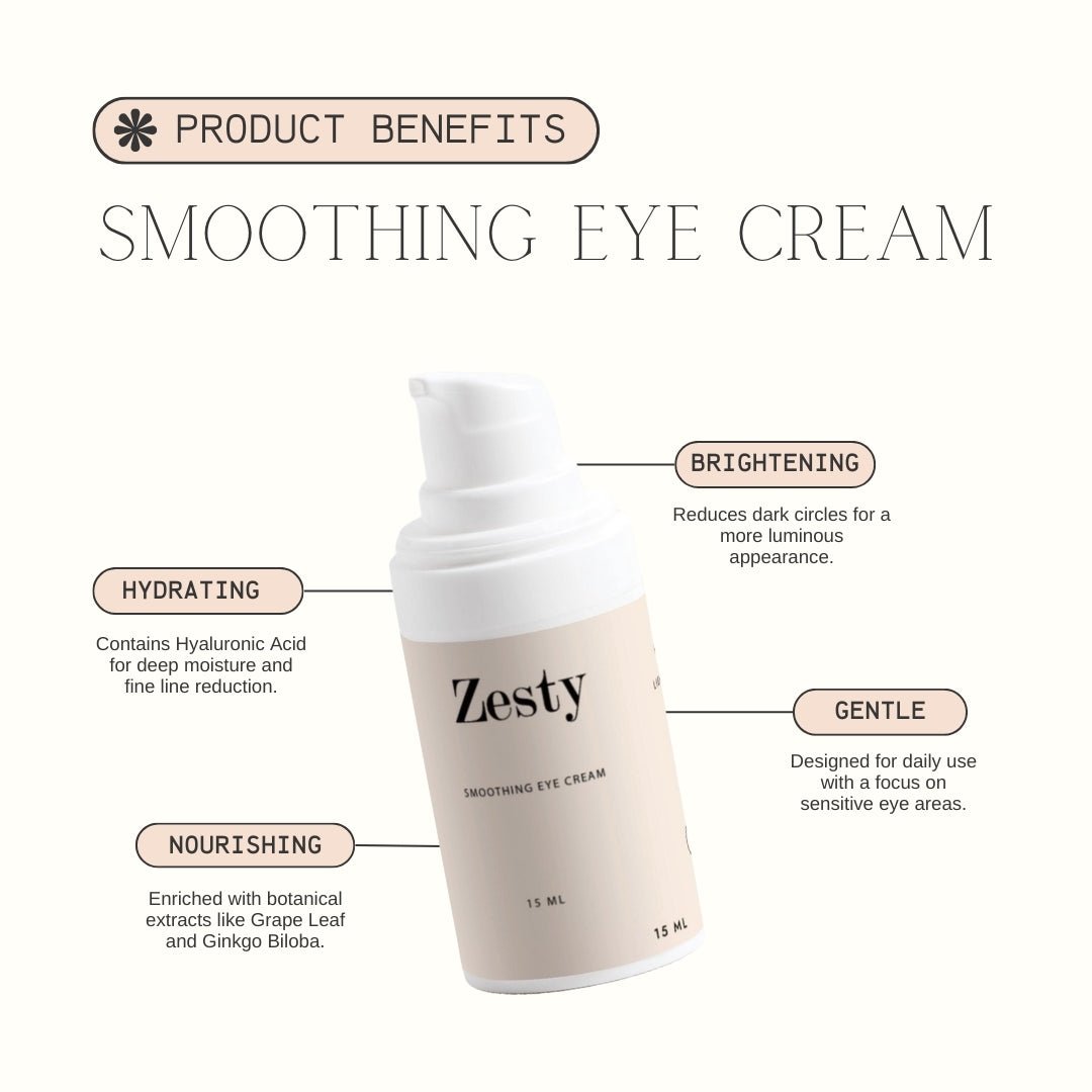 Smoothing Eye Cream - Zesty Beauty LTD