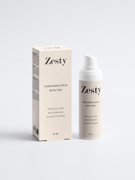 Sunscreen SPF30, with tint - Zesty Beauty LTD